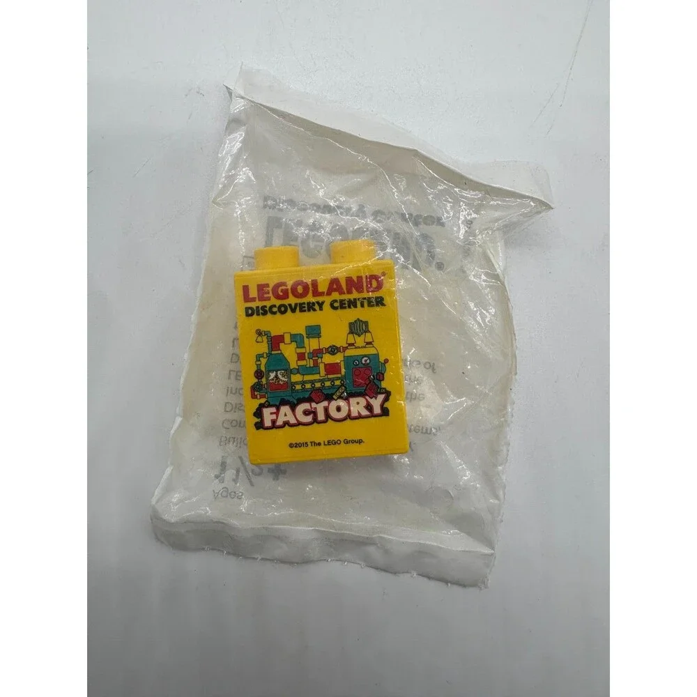 LEGO Duplo Yellow Factory Printed Brick LEGOLAND Exclusive Souvenir 2015